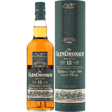 Picture of Glendronach 15-Year-Old Sherry Cask Matured Single Malt Scotch Whisky